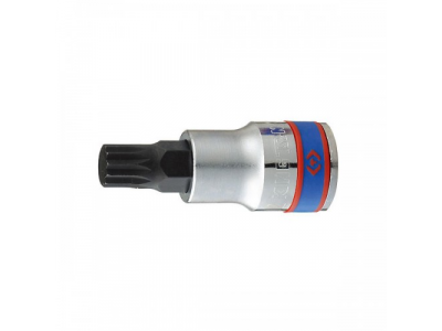Насадка (бита) торцевая 1/2", SPLINE, M10, L = 60 мм, KING TONY
