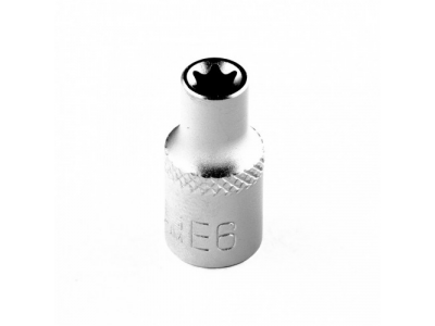 Головка торцевая 1/4, Е6, CrV Stels