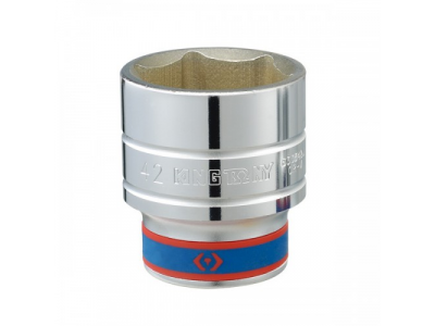 Головка торцевая стандартная шестигранная 3/4", 27 мм, KING TONY от KING TONY Головка торцевая стандартная шестигранная 3/4", 27 мм, KING TONY