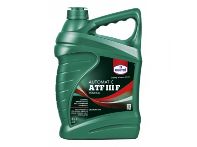 Минеральная жидкость для автоматических трансмиссий "Eurol ATF III F", 5 л.