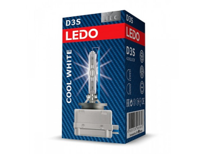 Лампа D3S 6000К LEDO Cool White